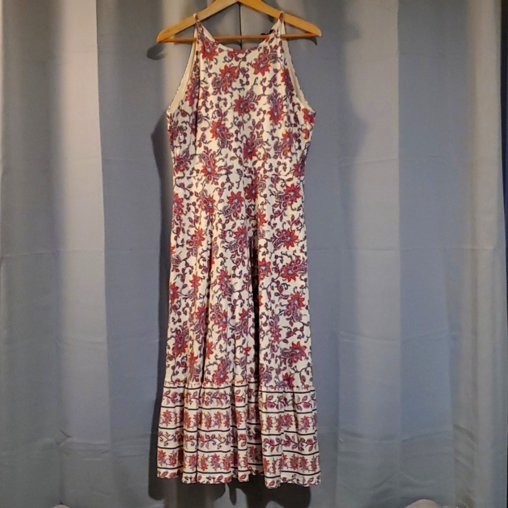 Chaps Paisley Summer Maxi Dress